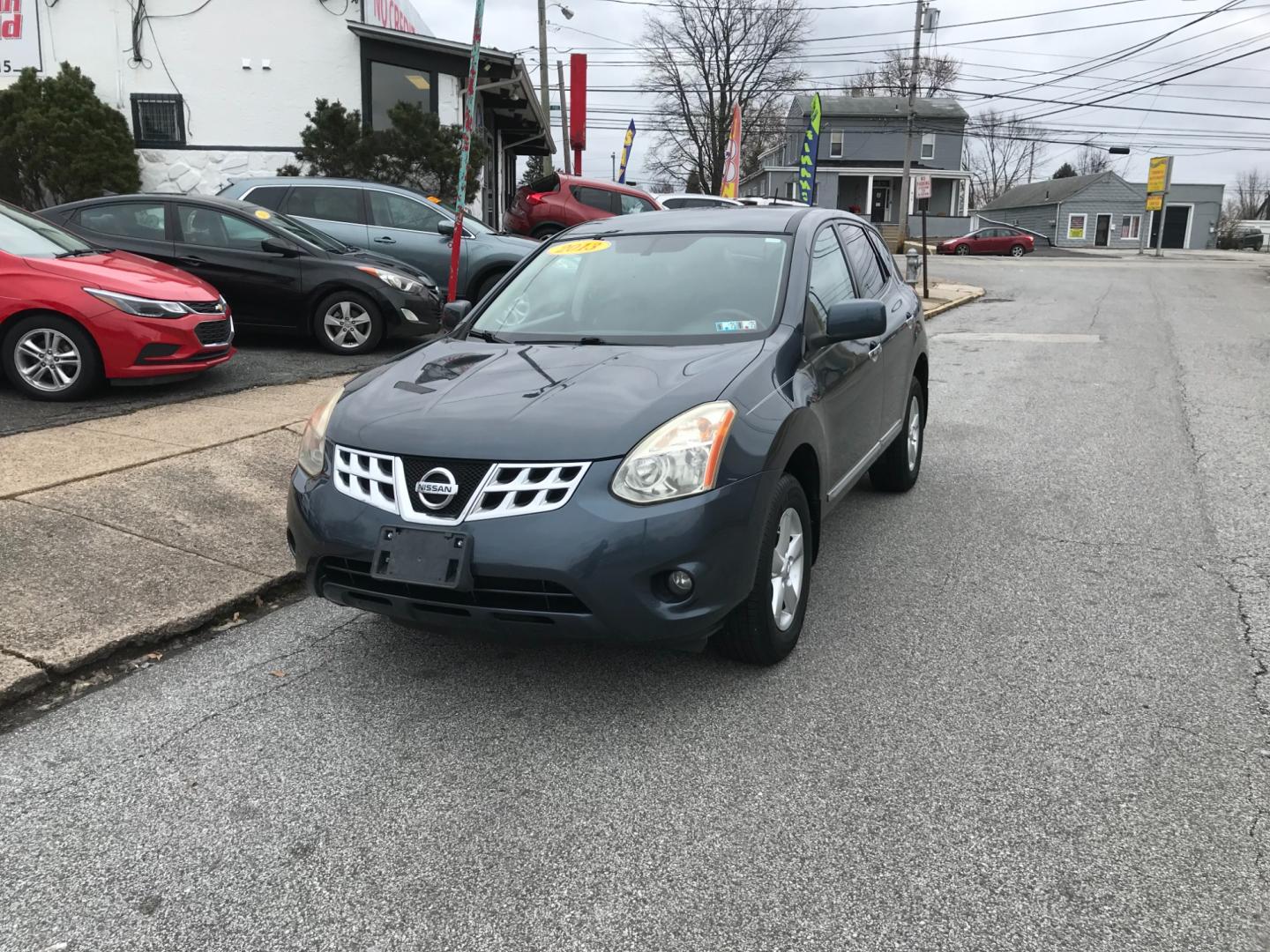 2013 Blue /Gray Nissan Rogue S (JN8AS5MVXDW) with an 2.5 V4 engine, Automatic transmission, located at 577 Chester Pike, Prospect Park, PA, 19076, (610) 237-1015, 39.886154, -75.302338 - Photo#2